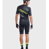 ALE' Maglia ciclismo ALE' SOLID FLASH nero fluo