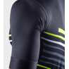 ALE' Maglia ciclismo ALE' SOLID FLASH nero fluo