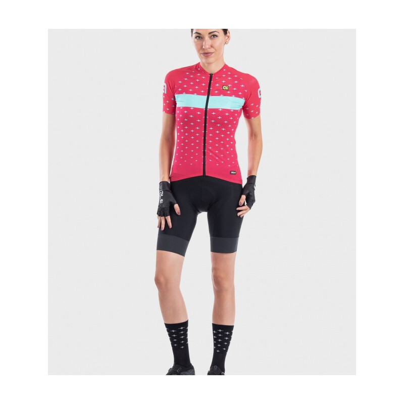 ALE' Maglia ciclismo donna ALE' PRR STAR fragola
