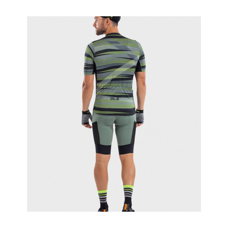 ALE' Maglia ciclismo ALE' SOLID off-road  gravel PATHWAY verde