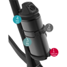 EBIKEMOTION MAHLE Batteria EBIKEMOTION MAHLE X35 X35+ range extender powerpack 208 Wh