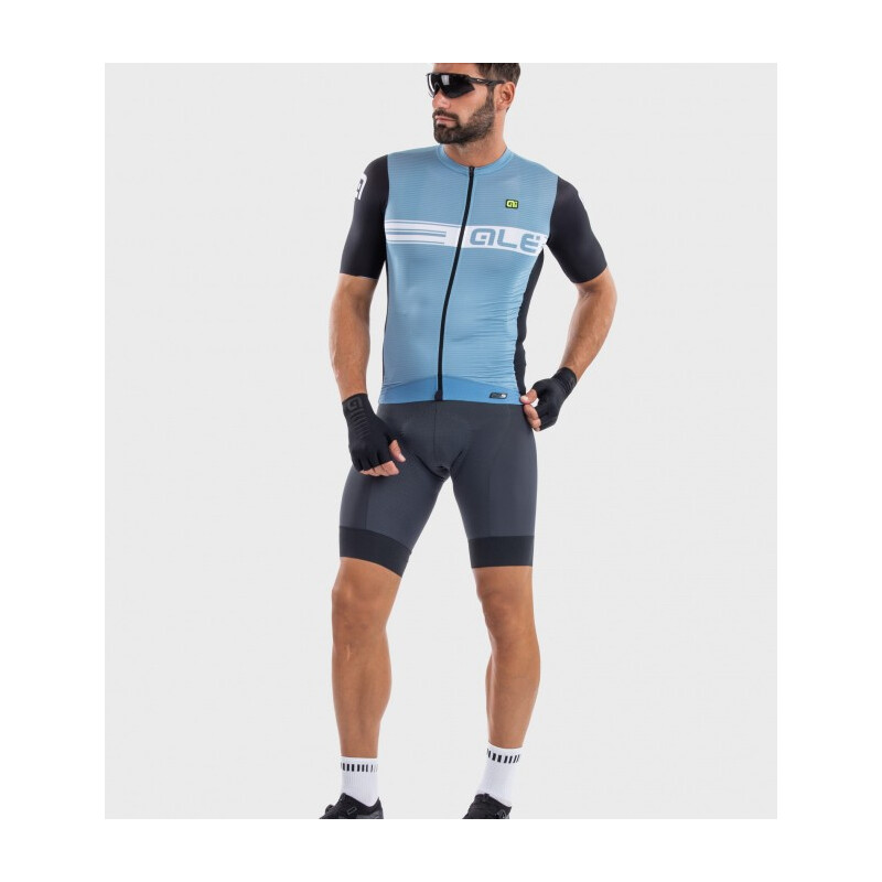 ALE' Maglia ciclismo ALE' GRAPHICS PR-S LOGO Summer grigio