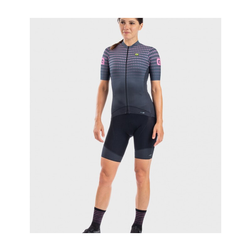 ALE' Maglia ciclismo donna ALE' PR-S BULLET nero rosa