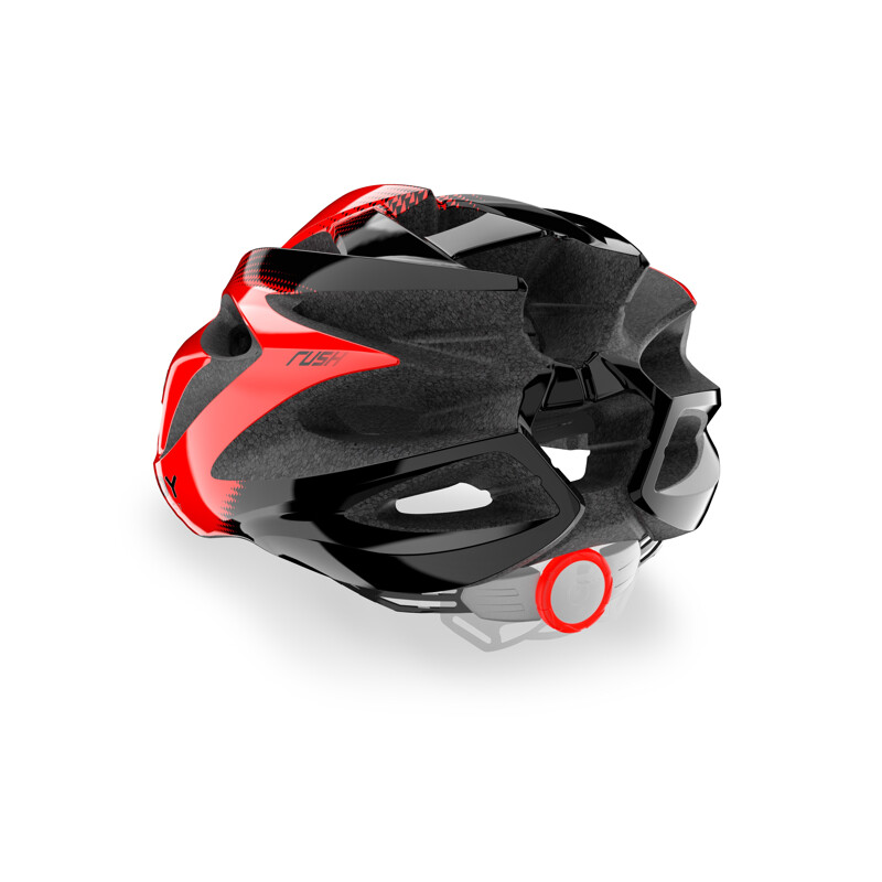 Casco Bici Rudy Project Rush Per Ciclismo Black Orange Bicicletta Caschetto