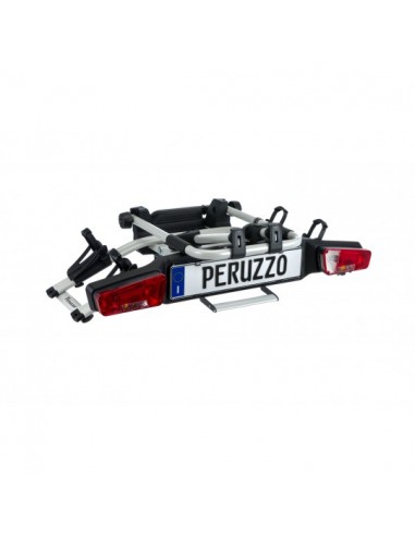 Portabici da gancio traino PERUZZO ZEPHYR 713 omologato per 2 ebike