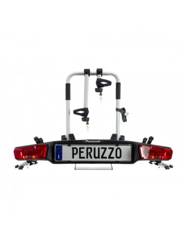Portabici da gancio traino PERUZZO ZEPHYR 713 omologato per 2 ebike