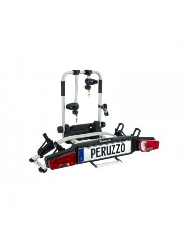 Portabici da gancio traino PERUZZO ZEPHYR 713 omologato per 2 ebike