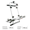 Fabbri Portabici posteriore Fabbri BICI OK MTB VAN2 Crafter Sprinter Silver