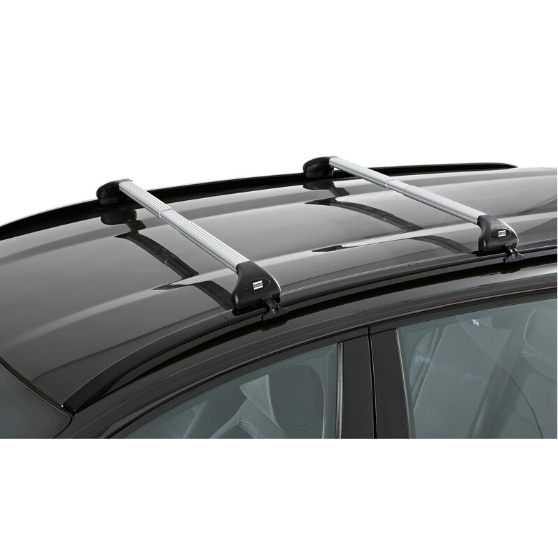 Fabbri Barre portatutto Fabbri telescopiche alluminio rail chiuso ALU VIVA 2 RC silver