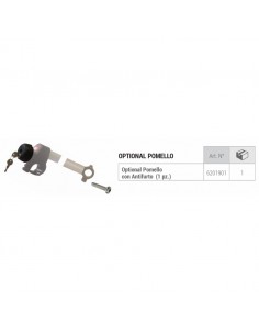Accessorio per portabici posteriore Fabbri pomello antifurto 2