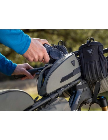 Topeak MidLoader Borsa Tubo Orizzontale Sotto, Con Cinturini In Velcro, Nero, 4.5 L - Foto 10