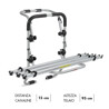 Fabbri Portabici posteriore Fabbri MODULAR alluminio 3 bici