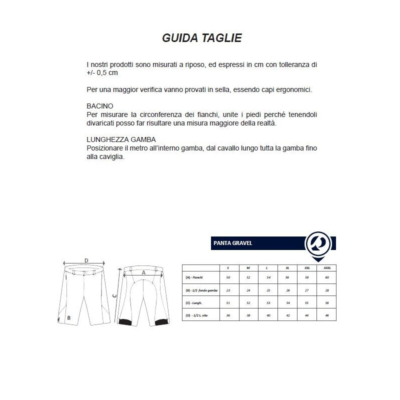 Pasol Pantaloncini ciclismo gravel PASOL PANTA GRAVEL unisex