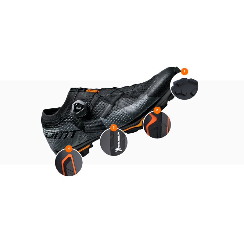 DMT Scarpe per MTB DMT carbonio KM1 Knit