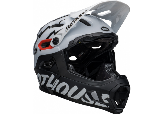 Casco MTB BELL SUPER DH Spherical Mips mentoniera removibile 2022 | eBay