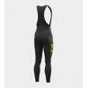 ALE' Calzamaglia invernale ciclismo ALE' SOLID WINTER nero-giallo fluo 2025