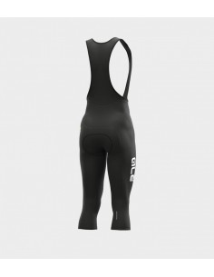 Pantalone invernale ciclismo ALE' 3/4 SOLID WINTER nero-bianco 2022 2