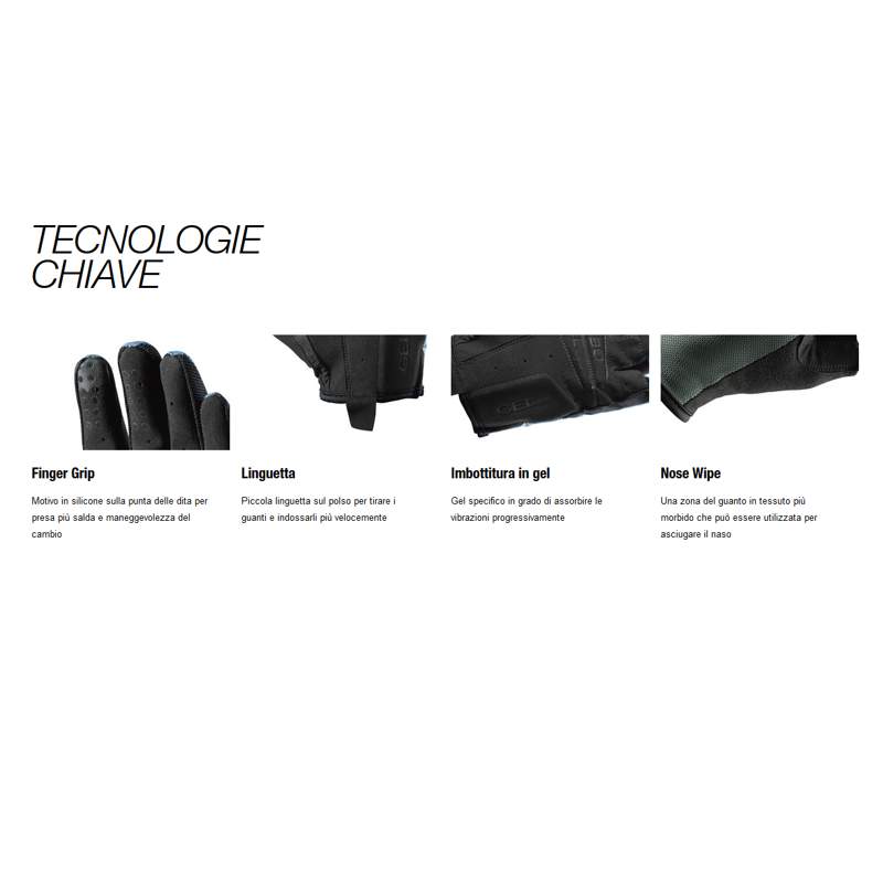 MAVIC Guanti  MAVIC Essential dita lunghe nero