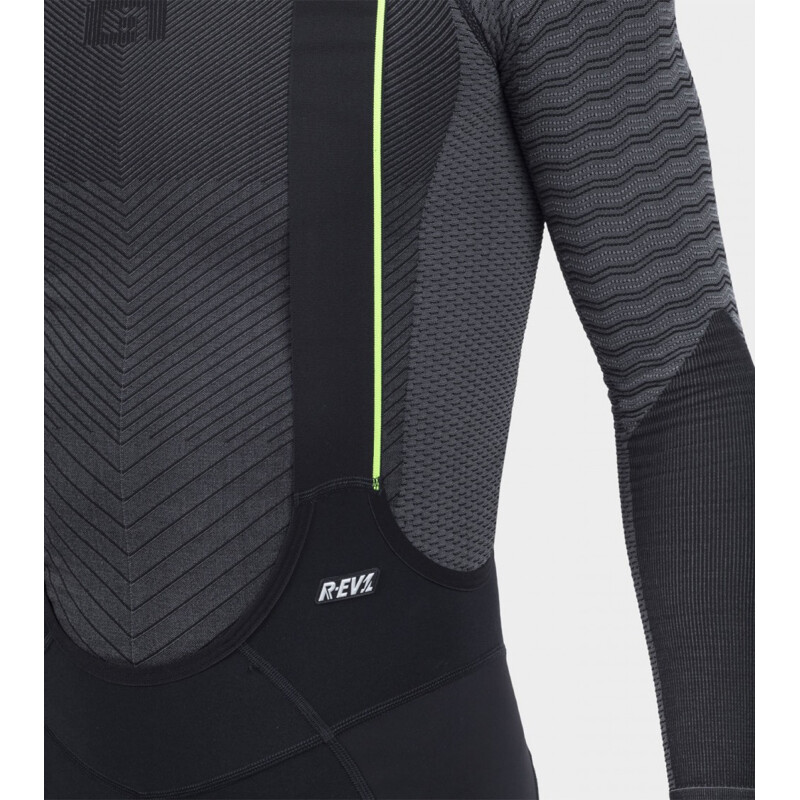 ALE' Calzamaglia invernale ciclismo ALE' R-EV1 CLIMA WARM giallo fluo