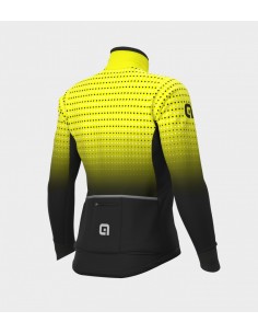 Giubbino invernale ciclismo ALE' PR-S BULLET nero-giallo fluo 2022 2