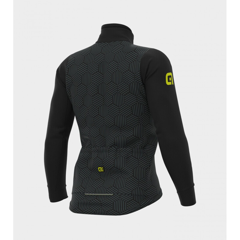 ALE' Giubbino invernale ciclismo ALE' SOLID CROSS nero-grigio