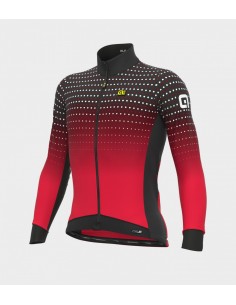 Maglia invernale ciclismo ALE' PR-S BULLET nero-rosso 2022