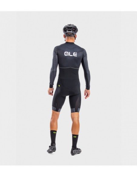 Body invernale ciclismo ALE' PR-S FUGA nero-bianco