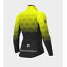 ALE' Giubbino invernale ciclismo ALE' PR-R MAGNITUDE nero-giallo fluo