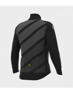 Giubbino invernale ciclismo ALE' PR-R TAK WOOL THERMO nero-grigio 2022 2