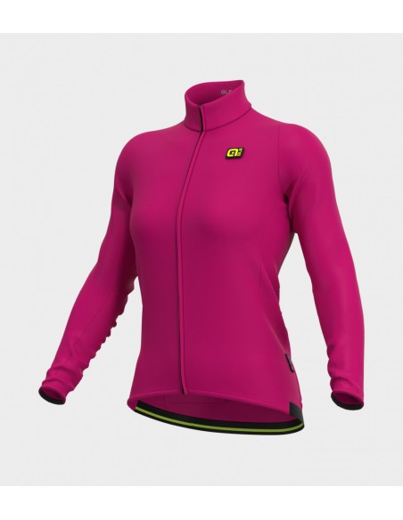 Maglia invernale donna ALE' R-EV1 WARM RACE fragola 2022