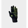 ALE' Guanti invernali ALE' WIND PROTECTION nero-giallo fluo