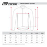 Force Giacca invernale ciclismo antivento FORCE WINDPRO fluo