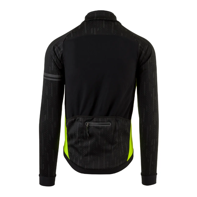 Giacca Da Ciclismo Uomo Hi-Viz Antipioggia 100% Impermeabile - BBI Verde Fluorescente - Foto 5