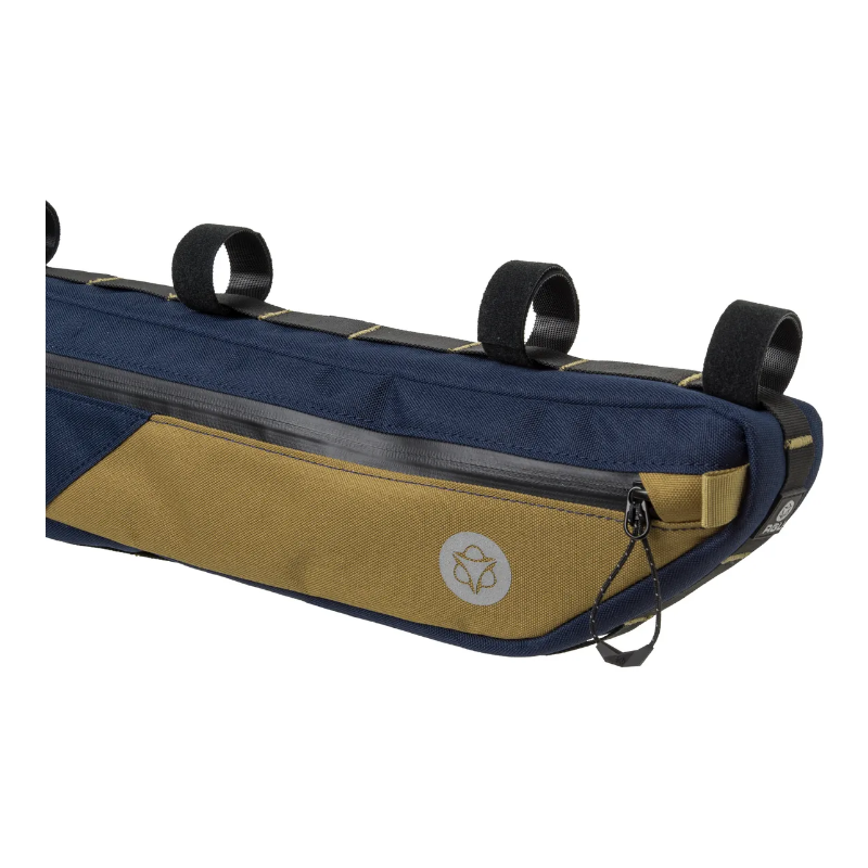 AGU Borsa orizzontale al telaio bikepacking AGU VENTURE 3 litri blu SMALL