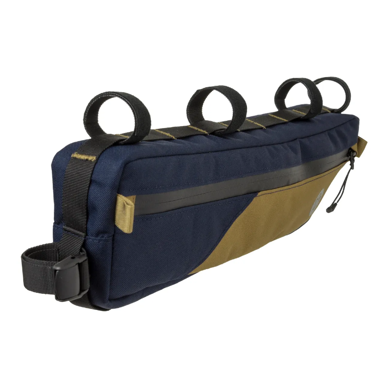 AGU Borsa orizzontale al telaio bikepacking AGU VENTURE 3 litri blu SMALL