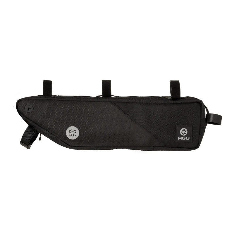 AGU Borsa orizzontale al telaio bikepacking AGU VENTURE 3 litri nero SMALL
