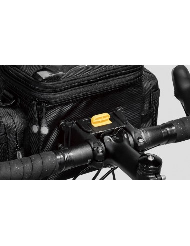 Borsa Per Bici Topeak Tourguide Borsa Manubrio 2L Convertibile In Marsupio - Nero Borsa Bici Telaio