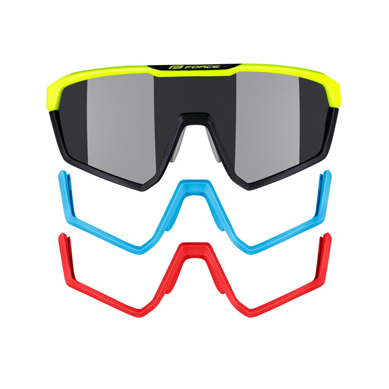 Force Occhiali per bici ciclismo FORCE APEX fluo