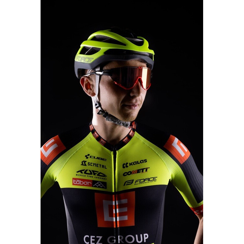 Force Occhiali per bici ciclismo FORCE CREED black-red