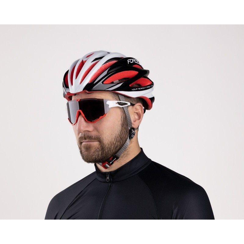 Force Occhiali per bici ciclismo FORCE CREED white-red