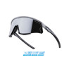 Force Occhiali per bici ciclismo FORCE SONIC grigio lente nera