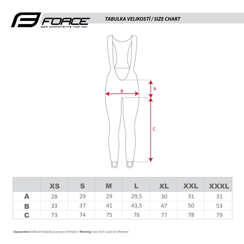 Force Pantaloni lunghi calzamaglia ciclismo FORCE Z68 con fondello in GEL