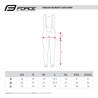 Force Pantaloni lunghi calzamaglia ciclismo FORCE Z68 con fondello in GEL