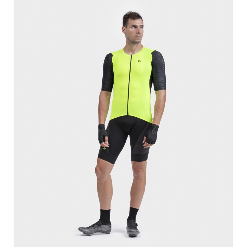 ALE' Maglia ciclismo ALE' R-EV1  RACE SPECIAL giallo fluo