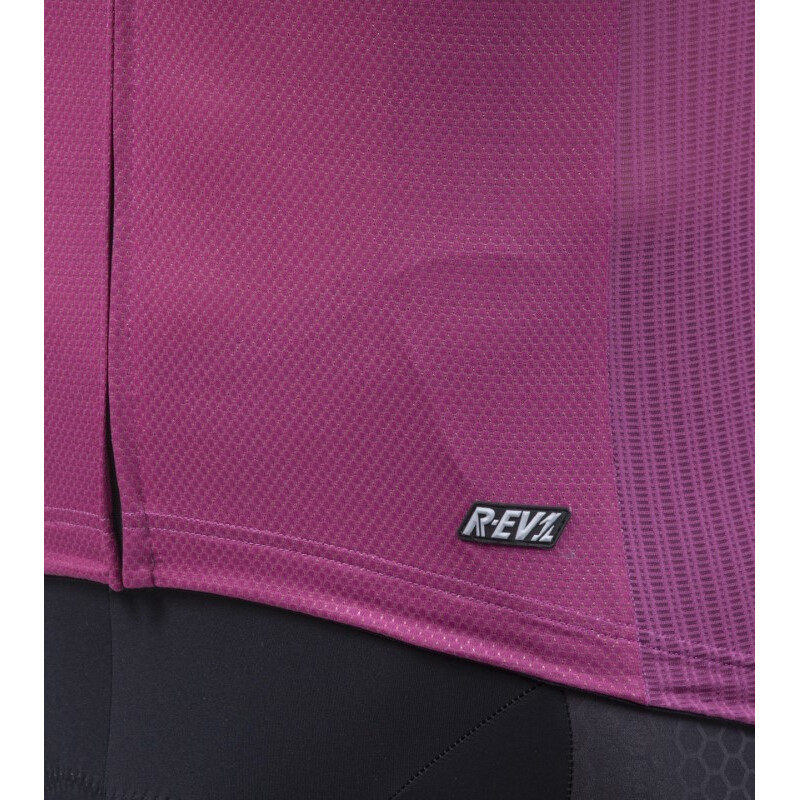 ALE' Maglia ciclismo ALE' R-EV1  SILVER COOLING amaranto
