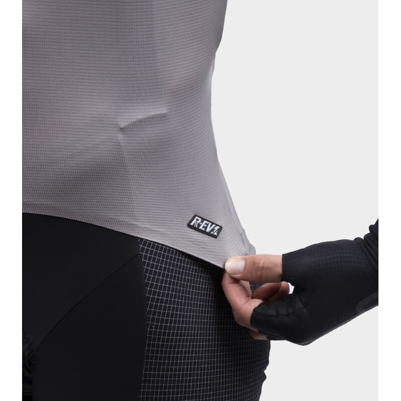 ALE' Maglia ciclismo ALE' R-EV1  ARTIKA grigio tortora