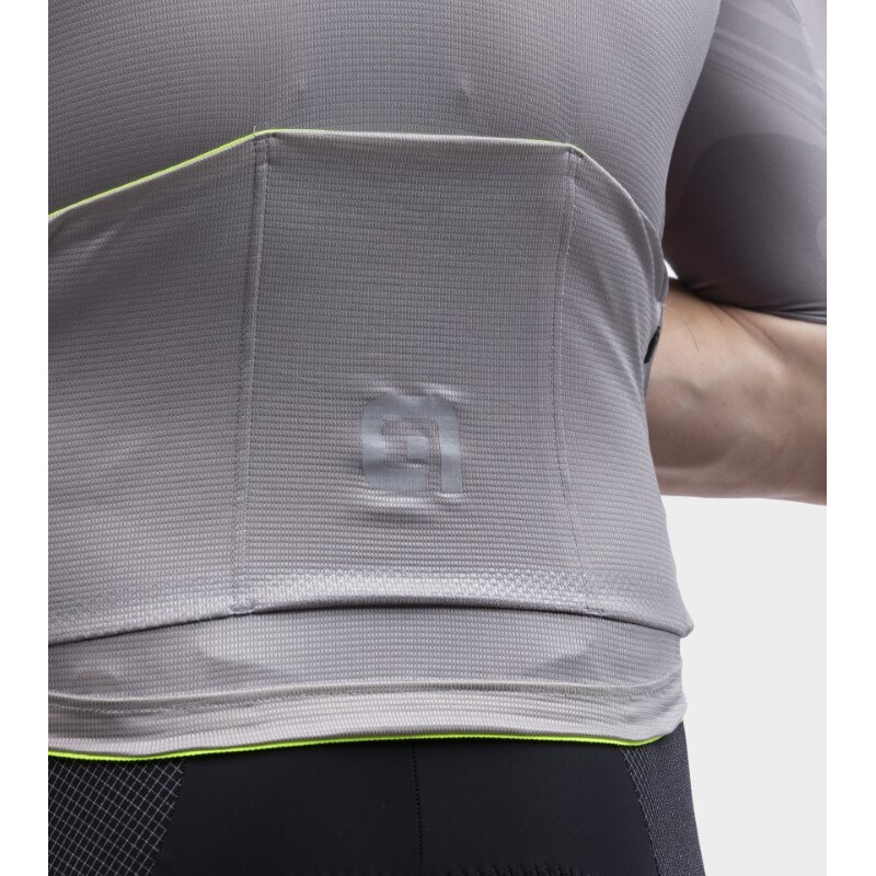 ALE' Maglia ciclismo ALE' R-EV1  ARTIKA grigio tortora