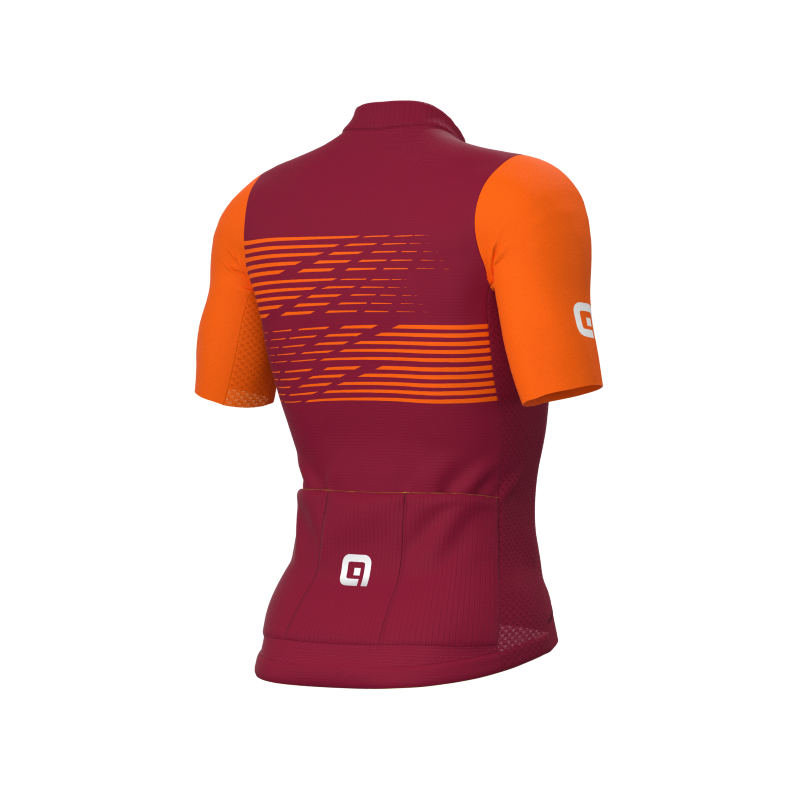 ALE' Maglia ciclismo ALE' PR-S LOGO bordeaux