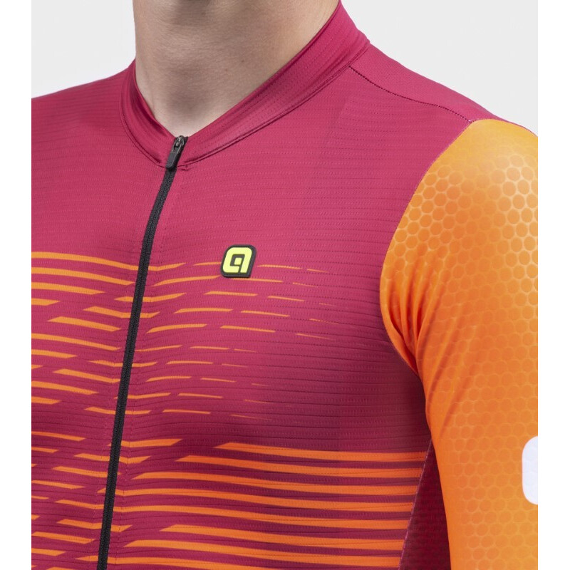 ALE' Maglia ciclismo ALE' PR-S LOGO bordeaux