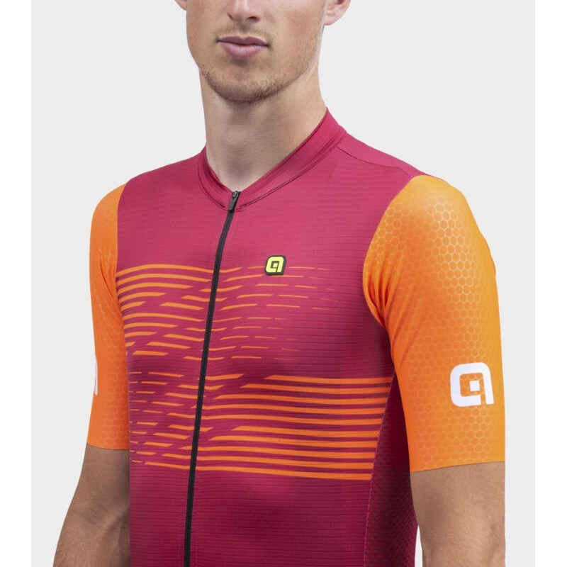 ALE' Maglia ciclismo ALE' PR-S LOGO bordeaux